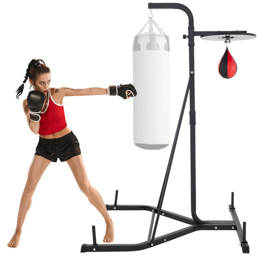 brand Free Standing Punching Bag Stand, Unisex Boxing Set, Foldable Single Station Heavy Bag Stand, Punching Ball, Boxing Punching Speed Ball, Boxing Bag with Boxing Rack, for Training